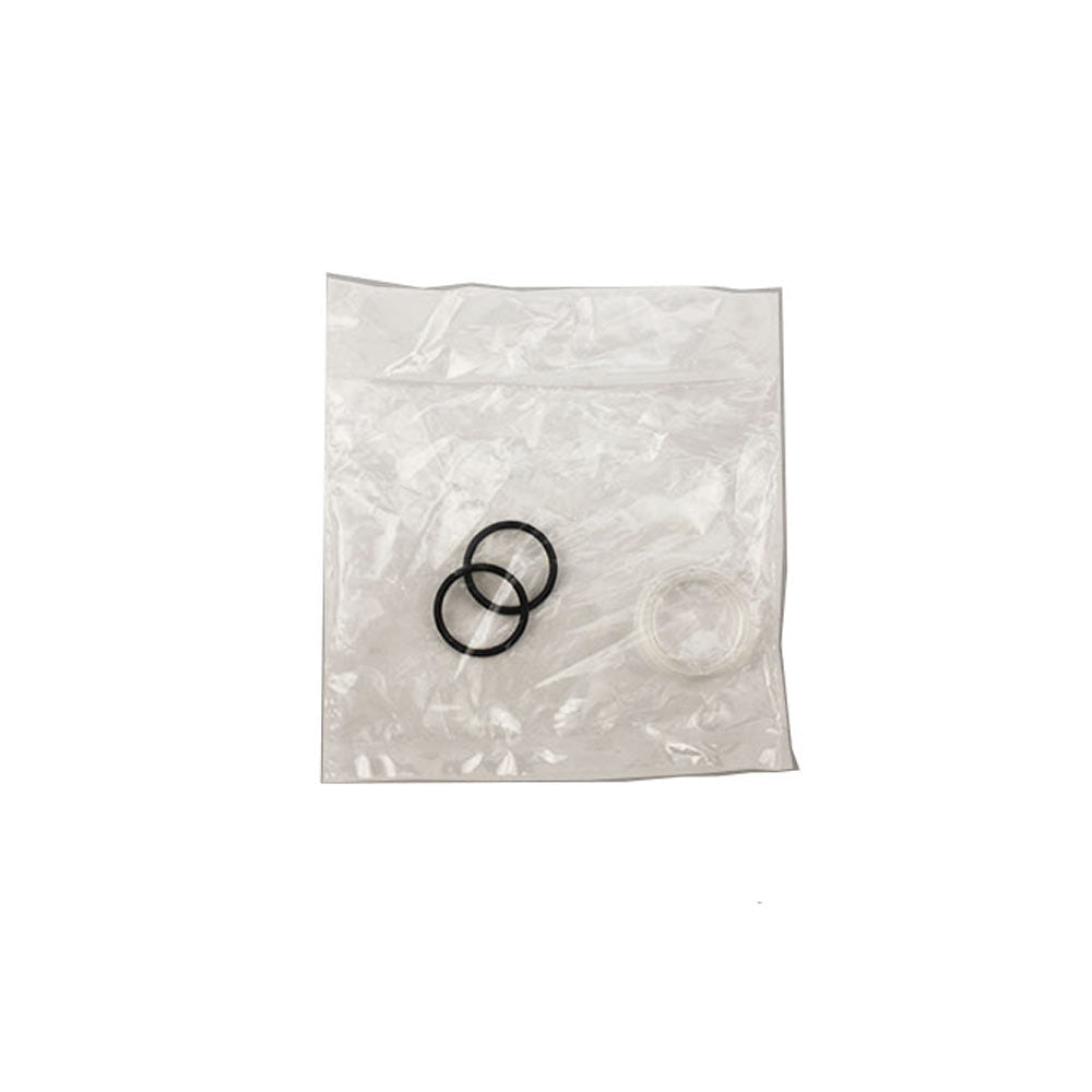 HOPPE CLEAR PLASTIC HANDLE BUSHING AND BUNA BLACK RUBBER O-RING