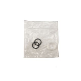 HOPPE CLEAR PLASTIC HANDLE BUSHING AND BUNA BLACK RUBBER O-RING