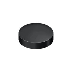 Screw Cover, Round, Flat, 1" Diam