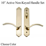 Elegance 10" Arch Non-Keyed Active Handle Hardware For Hinged Door - 395005