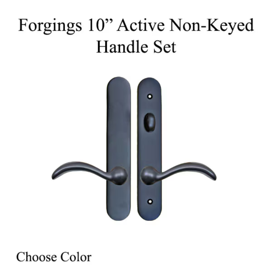 Forgings 10 Inch Round Top Handle Set Active Door Non-Keyed- 395018