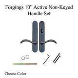 Forgings 10 Inch Round Top Handle Set Active Door Non-Keyed- 395018