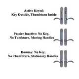 Forgings 10 Inch Passive/Dummy Non-Keyed Handle Set - 395019