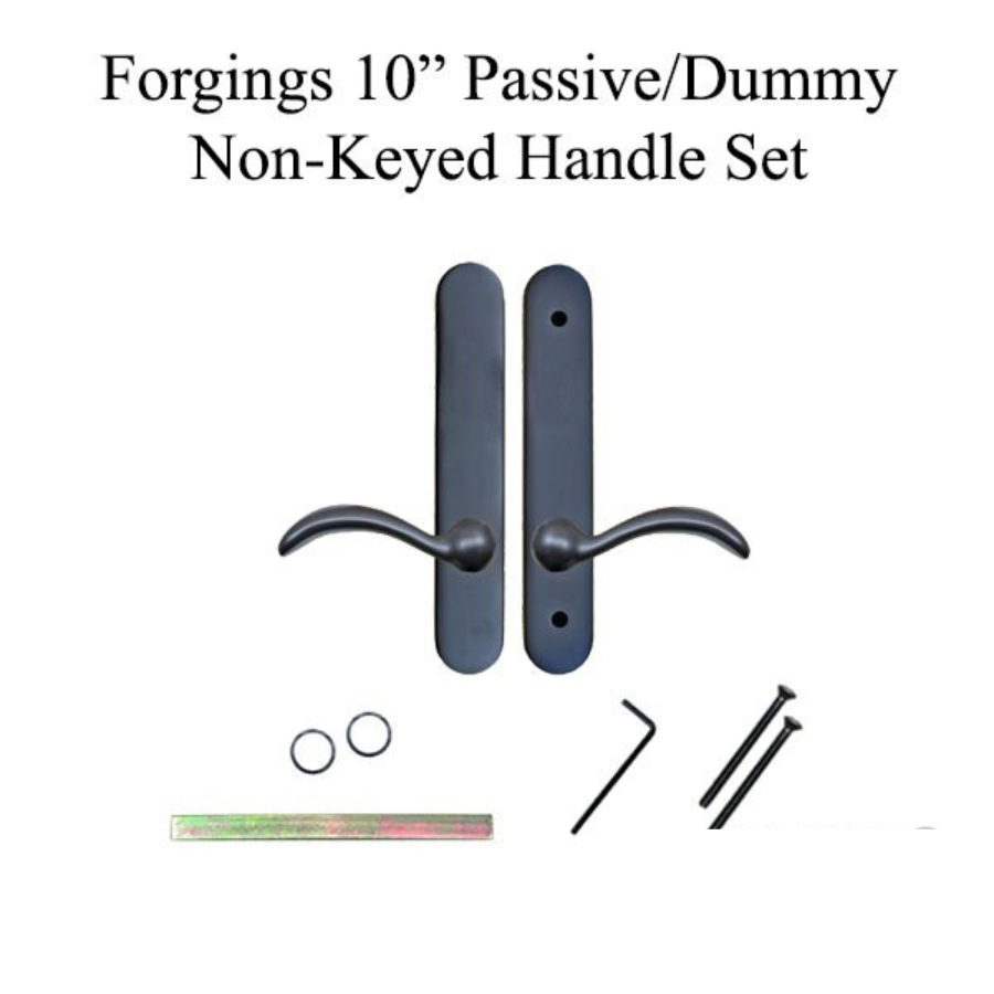 Forgings 10 Inch Passive/Dummy Non-Keyed Handle Set - 395019