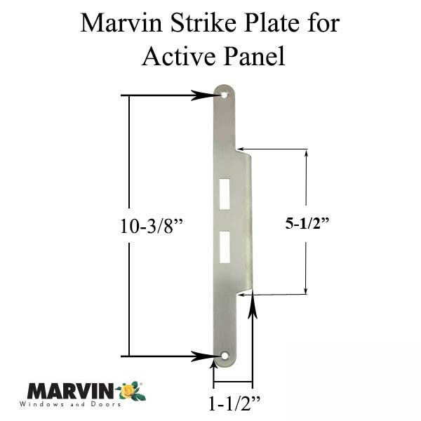 Marvin Active Strike Plate Panel Single Door Jamb