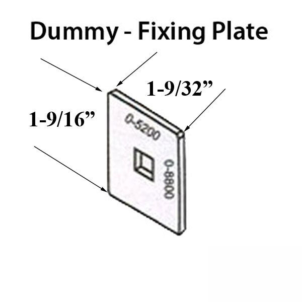 Fixing Plate - Convert Passive to Dummy