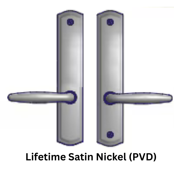 Inactive Handle Set 800C - for Multipoint Locks - Zinc Material - Choose Finish