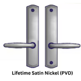 Inactive Handle Set 800C - for Multipoint Locks - Zinc Material - Choose Finish
