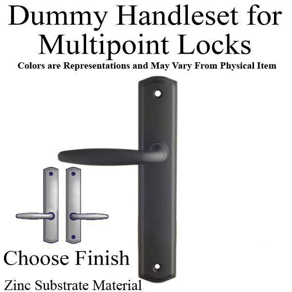 Amesbury 800C Dummy Handle Set Multipoint Lock Trim Zinc Choose Finish - 395222z