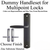 Amesbury 800C Dummy Handle Set Multipoint Lock Trim Zinc Choose Finish - 395222z