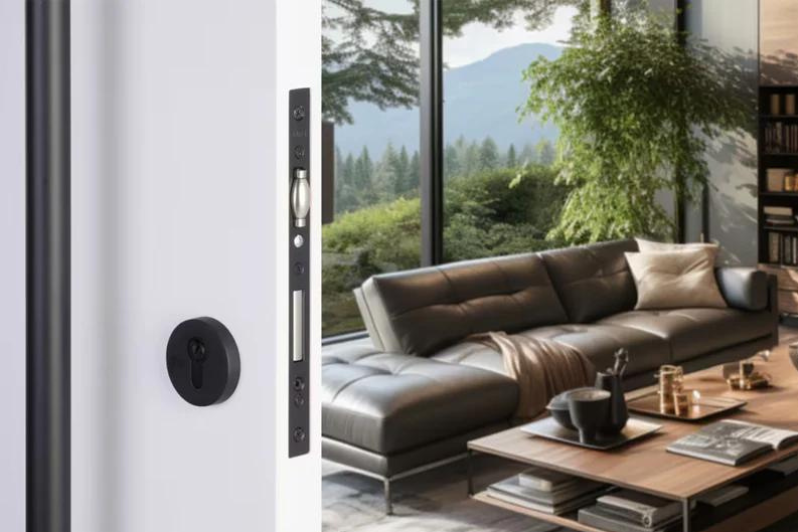 Emtek 2051 European Mortise Deadbolt with Integrated Roller Latch With Round Shape