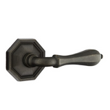 Emtek 70515 TUSCANY BRONZE - LEVERSETS With #15 Rosette Dummy, Pair