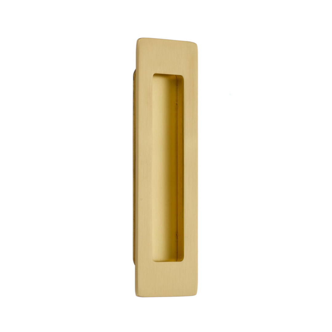 Emtek 220306 Modern Rectangular Brass Flush Pulls (1-3/4" x 6")