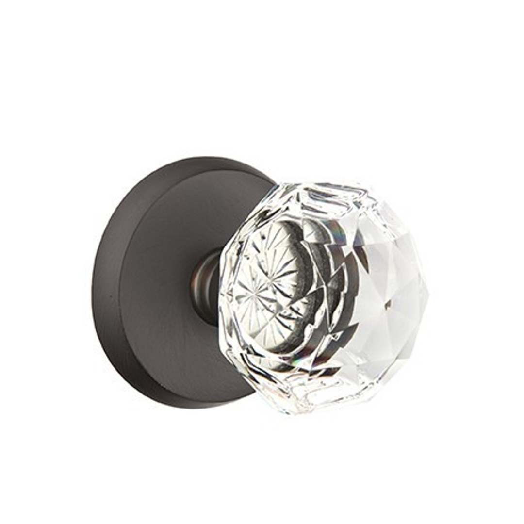 Emtek 8510 GLASS - Knobsets With Watford Rosette Dummy, Pair