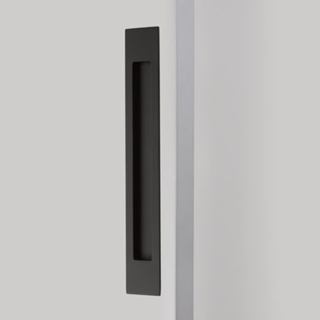 Emtek 220314 Modern Rectangular Brass Flush Pulls (2" x 14")