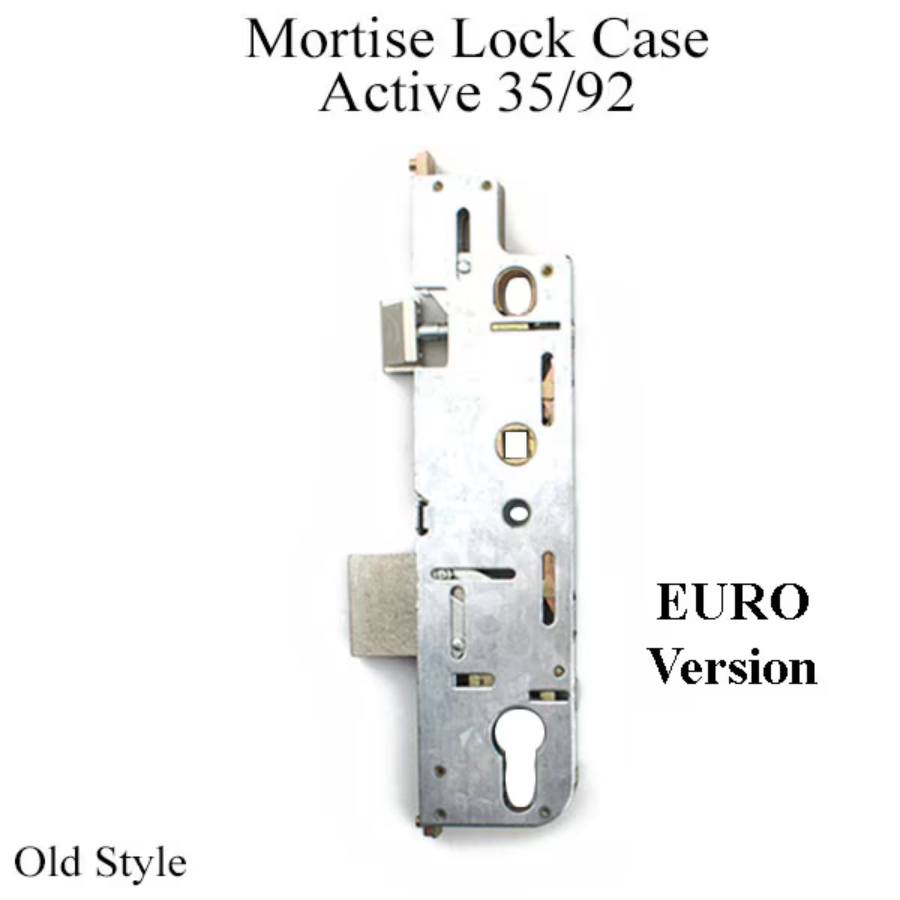 EURO MORTISE LOCK CASE, ACTIVE 35/92 GEAR, OLD STYLE REPLACEMENT