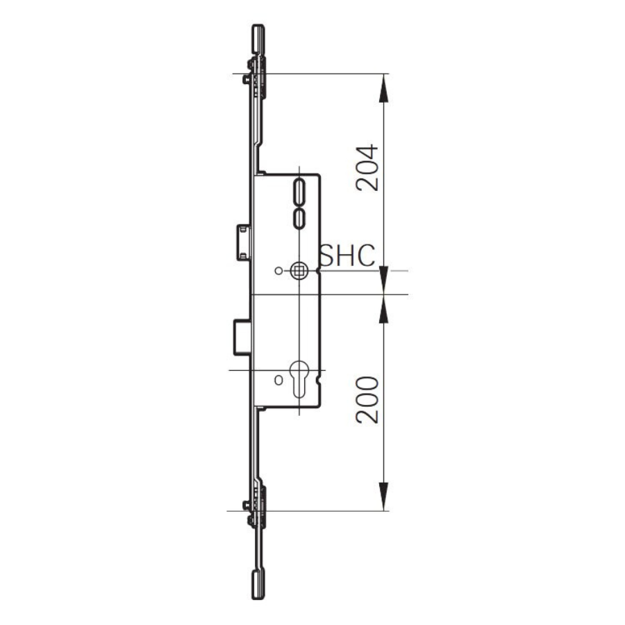 Roto H600 Gear, 40/92 for 3-piece V-cam system