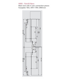 Roto H600 Gear, 40/92 for 3-piece V-cam system