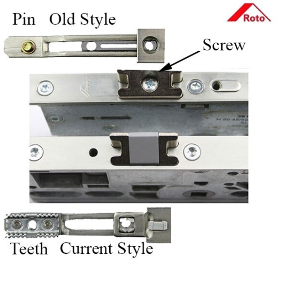 Roto Gear Box only, New Style, Replacement - 45mm backset