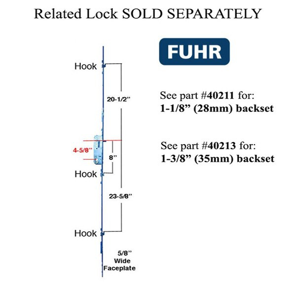Fuhr Sliding Patio Door Handle Active L Handle 574 392 Screw Hole Pattern Choose Color