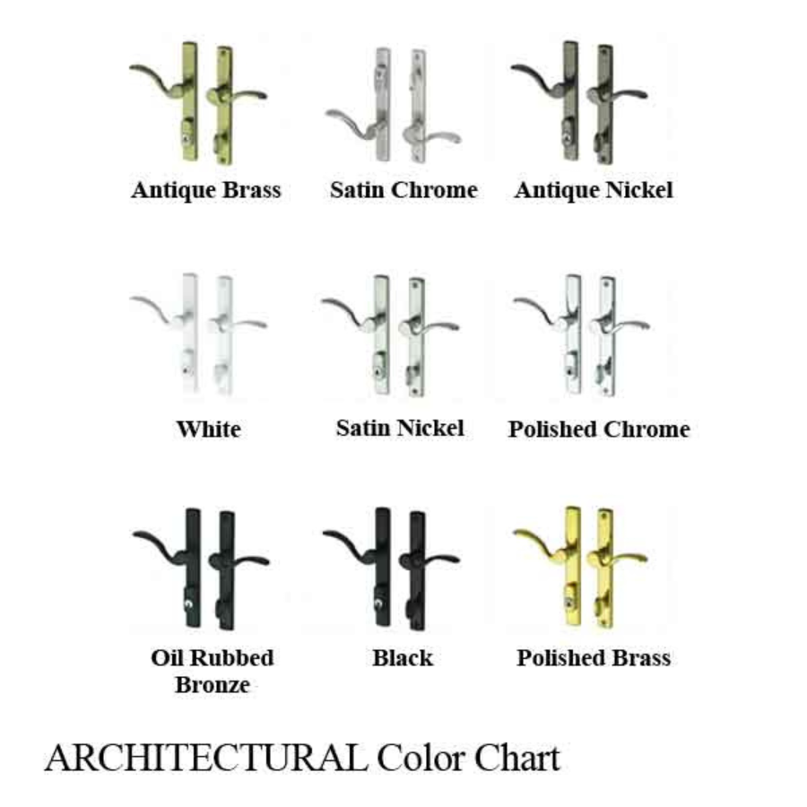 Multipoint Door Handles For Swing Door, Inactive - Non-Keyed With Thumbturn - 404102
