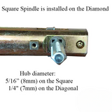 LEVER, STUBBY LOW PROFILE, 2 INCH BACKSET - 40505