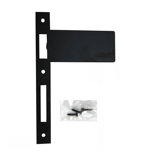 LATCH & DEADBOLT 7-15/16" STRIKE PLATE WITH EXTENDED 5" LIP