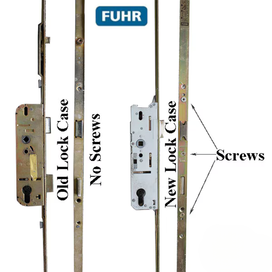 Fuhr New Style Lock Case 45/92 Multipoint or Single Point Replacement Lock Case