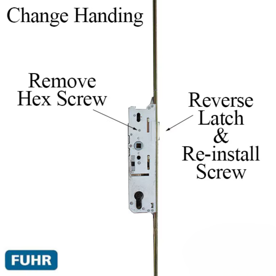 Fuhr New Style Lock Case 45/92 Multipoint or Single Point Replacement Lock Case