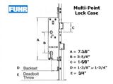 Fuhr Tongue Version Lock, 1-3/8 backset, 1/2 Deadbolt - See Replacement Option