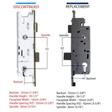 76-1/4 inch Shootbolt, 39-1/2 inch Handle Height 35mm backset - See Replacement Option
