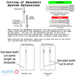 HOPPE 3-POINT MULTIPOINT LOCK, DOOR HEIGHTS 82.52"- 86.46", 1-3/4" BACKSET, SHOOTBOLT VERSION