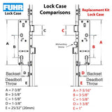 Weathershield Manual Version Lock Rollers at 29.53" & 35.82"