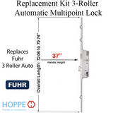 REPLACEMENT KIT FOR FUHR 3 ROLLER AUTOMATIC MULTIPOINT LOCK