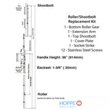 Replacement Kit for Fuhr Auto 2 Roller w/ 36 inch Handle Height