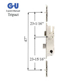 G-U TRIPACT EUROPA ACTIVE MULTIPOINT LOCK WITH TONGUES