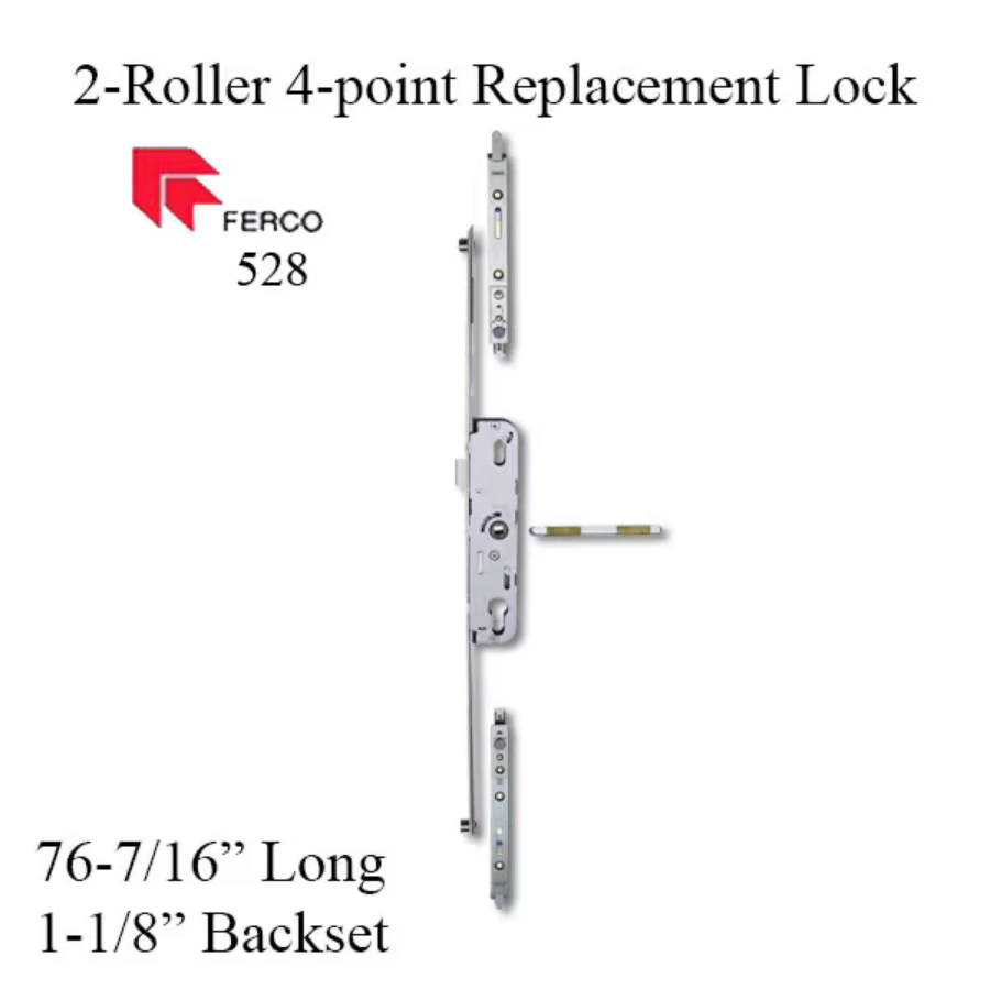 Atrium Mulitpoint Lock Ferco 528 Replacement 5-Pt Lock; Multi Point Lock Conversion Kit