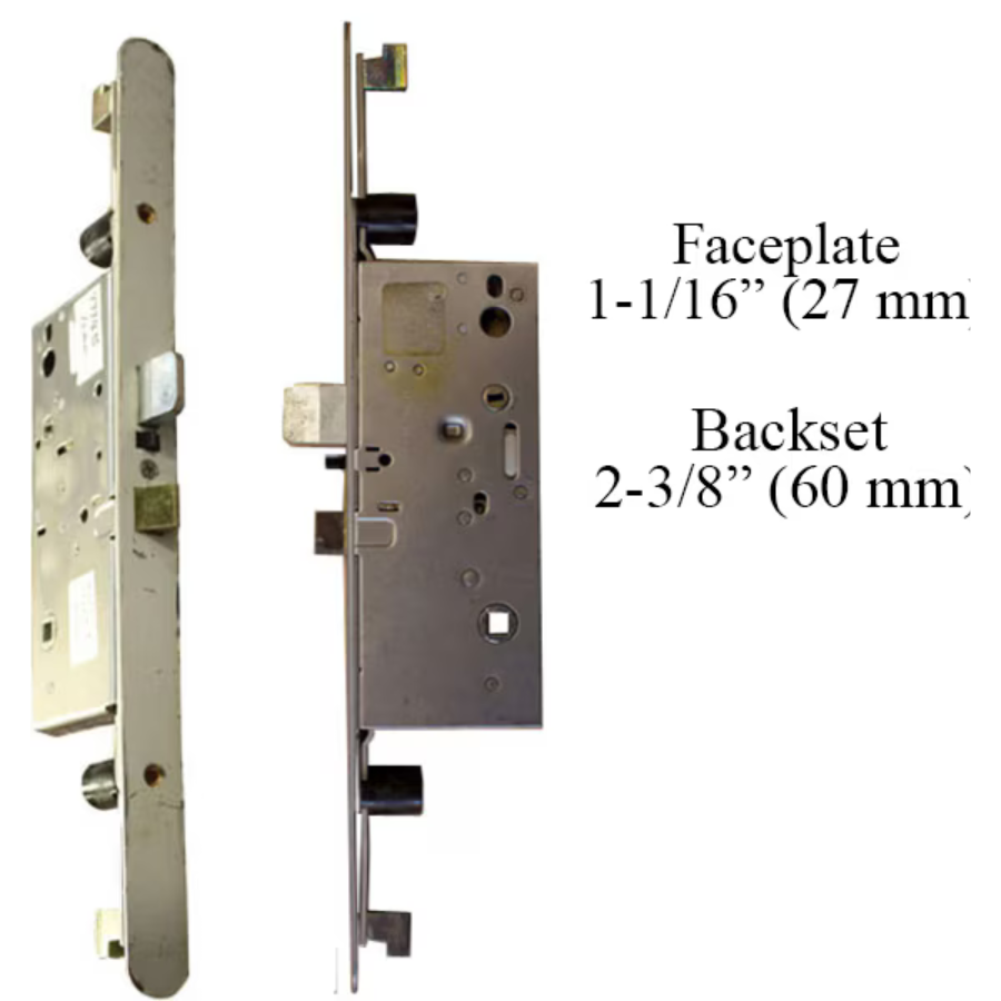 Ashland Active Concealed Rod 60/92, 1-1/16" x 16" Radius Faceplate