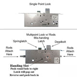 Marvin Mortise Lock Active Multi-Point Lock Body Fits Marvin Ultimate Inswing Doors