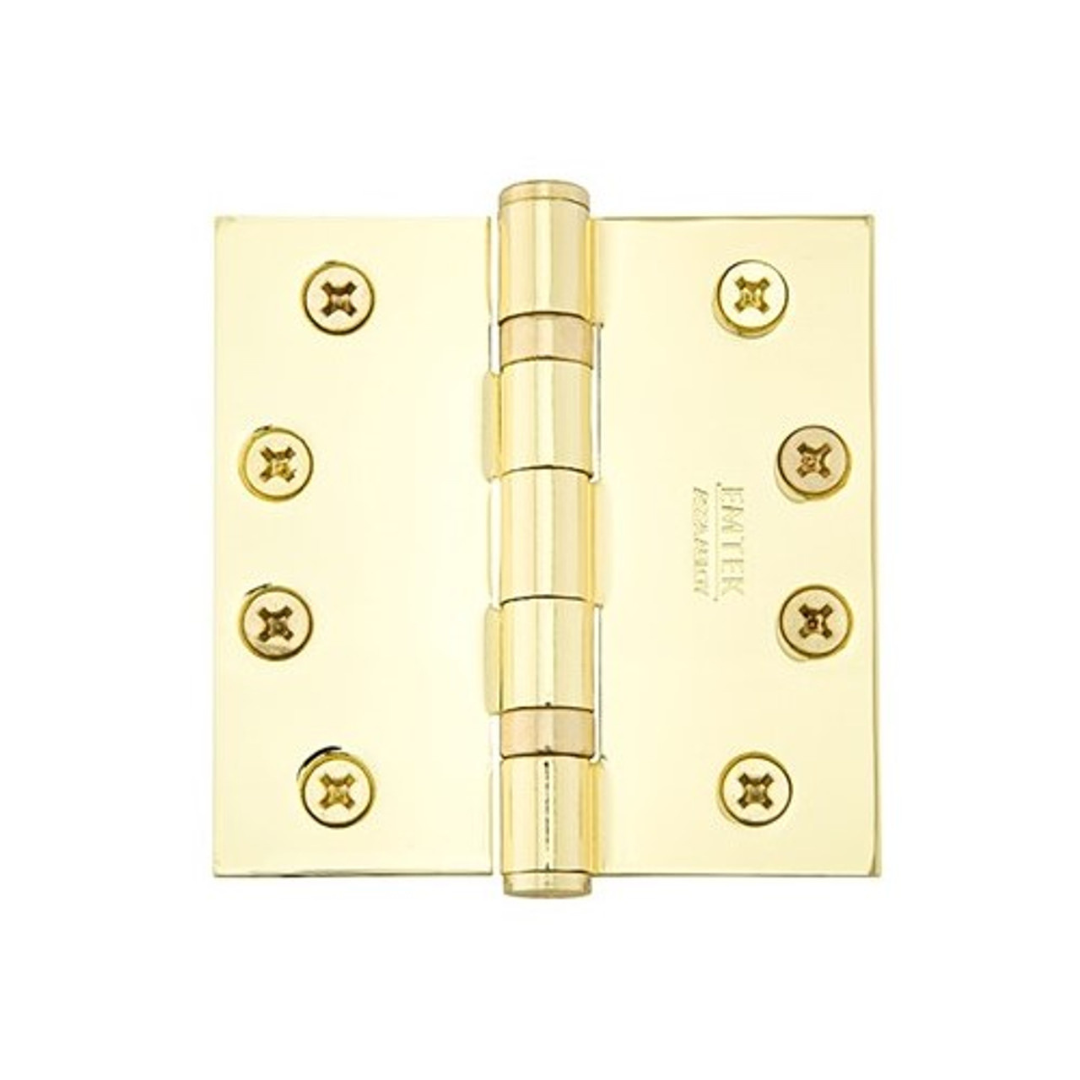 Emtek 96225 Heavy Duty Hinges (Pair), 4-1/2" x 4-1/2" with 1/4" Radius Corners