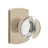 Emtek 7050 GLASS - KNOBSETS With #4 Rosette Dummy, Pair
