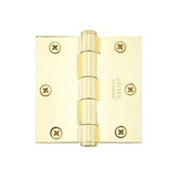 Emtek 96213 Heavy Duty Hinges (Pair), 3-1/2" x 3-1/2" with Square Corners