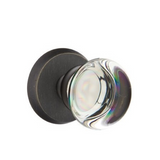 Emtek 7056 GLASS - KNOBSETS With #2 Rosette Dummy, Pair