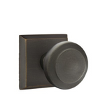 Emtek 7061 SANDCAST BRONZE - KNOBSETS With #6 Rosette Dummy, Pair