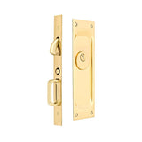 Emtek 2103 Classic Pocket Door Mortise Locks (2-1/2" x 7-1/2") - Keyed