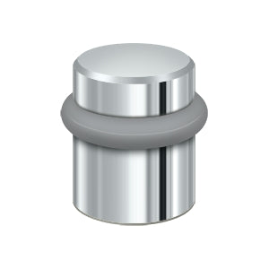 Round Universal Floor Bumper 1-1/2", Solid Brass