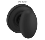 Baldwin 5025 Passage Door Knob Set with 5048 Rose from the Estate Collection