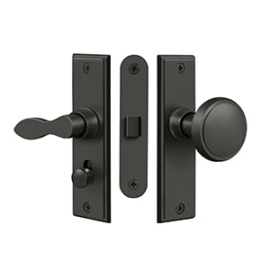 Deltana Storm Door Latch, Square, Mortise Lock