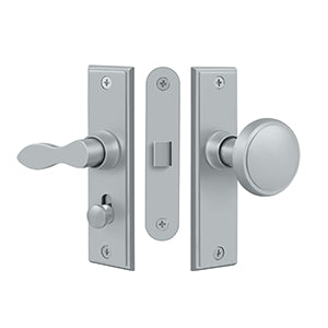 Deltana Storm Door Latch, Square, Mortise Lock