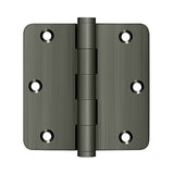 3-1/2" x 3-1/2" x 1/4" Radius Hinge, Residential